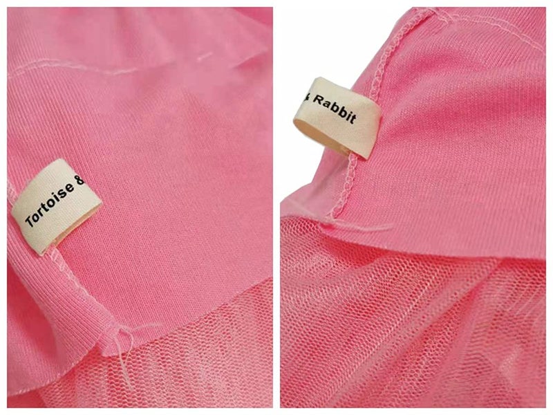 Tortoise & Rabbit Little Girls and Big Girls Tulle Tutu Skirt,Pink,4-5T - Image 5
